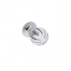 Online Hardwarexchange Boutons pour meubles en zamac et cristal Diamètre 30 chrome poli