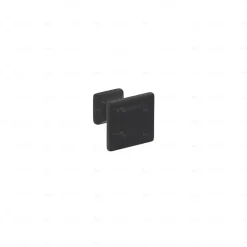 Best Hardwarexchange Boutons pour meubles en zamac Diamètre 24 x 24 Vernis noir mat