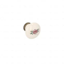 Sale Hardwarexchange Boutons pour meubles en zamac et Porcelaine Diamètre 31 Florence antique