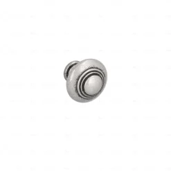 Sale Hardwarexchange Boutons pour meubles en zamac Diamètre 30 Vieil argent brillant