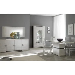 Altobuy BRISE - Miroir avec Contour Finition Béton Laqué* Miroir|Miroir