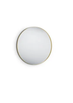 Discount Trio Britney - Miroir avec cadre - Or - 80cm