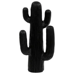 Atmosphera Créateur D'Intérieur Cactus déco Rodrigo H38cm noir - Atmosphera* Statue Décorative