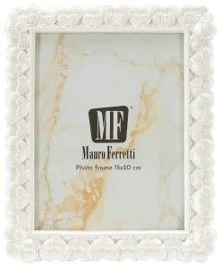 Mauro Ferretti Cadre en résine argentée 20x1,8x25,3 cm (mesure intérieure 15x20 cm)