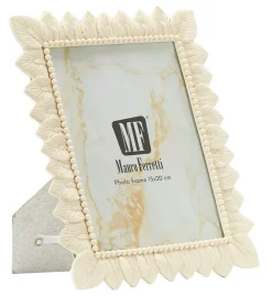 Outlet Mauro Ferretti Cadre en résine crème 21,3x1,7x26,5 cm (mesure interne 15x20 cm)