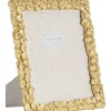 Mauro Ferretti Cadre en résine dorée avec feuillets 25,5x1,8x30,5 cm* Cadre