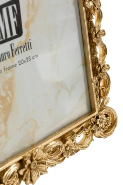 Best Mauro Ferretti Cadre en résine dorée 26,9x2x32,3 cm (mesure intérieure 20x25 cm)