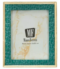 Mauro Ferretti Cadre en résine verte 20,3x2x25,3 cm (mesure intérieure 15x20 cm)
