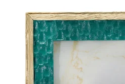 Mauro Ferretti Cadre en résine verte 20,3x2x25,3 cm (mesure intérieure 15x20 cm)