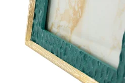 Mauro Ferretti Cadre en résine verte 20,3x2x25,3 cm (mesure intérieure 15x20 cm)