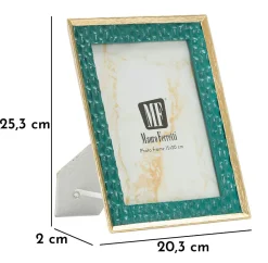 Mauro Ferretti Cadre en résine verte 20,3x2x25,3 cm (mesure intérieure 15x20 cm)