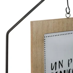 Atmosphera Créateur D'Intérieur Cadre photo - métal et bois - 10x15 cm - Noir- Atmosphera* Cadre