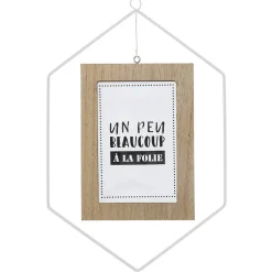 Atmosphera Créateur D'Intérieur Cadre photo - métal et bois - 10x15 cm - Noir- Atmosphera* Cadre