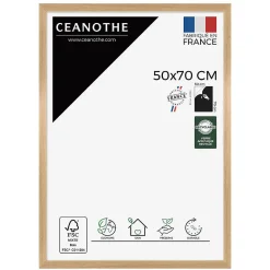 New Ceanothe Cadre photo tara 50x70 cm Fabriqué en France