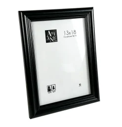 Ariane Cadre photo 24 x 30 cm moulure en MDF noir, Pomona - Cadre décoratif moderne* Cadre
