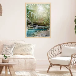 Ceanothe Cadre photo actual bois blanc 50x70 cm Fabriqué en France* Cadre 50 X 70 Cm