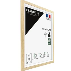 Ceanothe Cadre photo actual bois blanc 30x40 cm Fabriqué en France* Cadre 30 X 40 Cm - A3