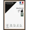 New Ceanothe Cadre photo actual bois noir 50x70 cm Fabriqué en France