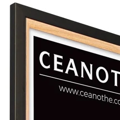 New Ceanothe Cadre photo actual bois noir 50x70 cm Fabriqué en France
