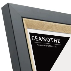 New Ceanothe Cadre photo actual bois noir 13x18 cm Fabriqué en France