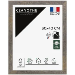Sale Ceanothe Cadre photo alizée brun 30x40 cm Fabriqué en France