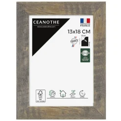 Ceanothe Cadre photo alizée brun 13x18 cm Fabriqué en France* Cadre 10 X 15 Cm