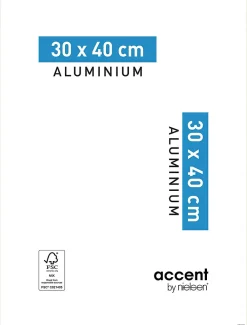 Nielsen Cadre photo aluminium Accent or mat l.30 x H.40 cm* Cadre 30 X 40 Cm - A3