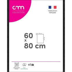 CM Creation Cadre photo Bella noir mat l.64 x H.84 cm