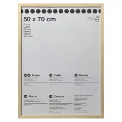 Cadre photo bois brut l.50 x H.70 cm* Cadre 50 X 70 Cm|Cadre