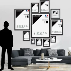 Outlet Ceanothe Cadre photo circée authentic naturel 50x70 cm Fabriqué en France