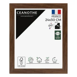 Ceanothe Cadre photo design éternel ébène 20x30/a4 cm Fabriqué en France* Cadre