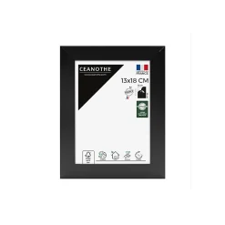 Best Ceanothe Cadre photo design éternel noir 13x18 cm Fabriqué en France