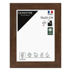 Ceanothe Cadre photo design éternel ébène 15x20 cm Fabriqué en France* Cadre