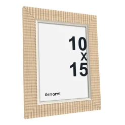 New Ornami Cadre photo effet bois strié 10 x 15 cm
