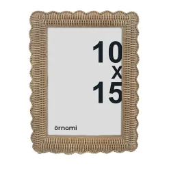 Ornami Cadre photo effet rotin beige 10 x 15 cm* Cadre 10 X 15 Cm