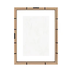 Sale Ariane Cadre photo en bois aspect chêne, double verre 21 x 29 , Duali