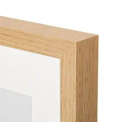 Sale Ariane Cadre photo en bois aspect chêne, double verre 21 x 29 , Duali