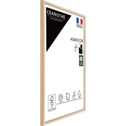 Discount Ceanothe Cadre photo essentiel exposition brut 40x60 cm Fabriqué en France