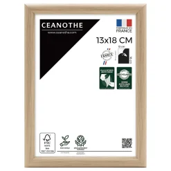 Ceanothe Cadre photo essentiel exposition brut 13x18 cm Fabriqué en France* Cadre 13 X 18 Cm