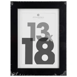 Atmosphera Créateur D'Intérieur Cadre photo Eva - bois et verre - noir - 13x18 cm - Atmosphera* Cadre 13 X 18 Cm
