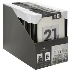 Atmosphera Créateur D'Intérieur Cadre photo Eva - bois et verre - noir - 21x30 cm - Atmosphera* Cadre