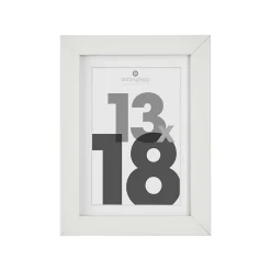 Clearance Atmosphera Créateur D'Intérieur Cadre photo Eva - bois et verre - blanc - 13x18 cm - Atmosphera
