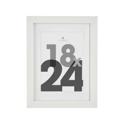 Atmosphera Créateur D'Intérieur Cadre photo Eva - bois et verre - blanc - 18x24 cm - Atmosphera* Cadre