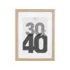 Discount Atmosphera Créateur D'Intérieur Cadre photo Eva - bois et verre - 30x40 cm - Atmosphera