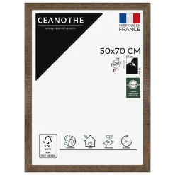 Ceanothe Cadre photo fauve 50x70 cm Fabriqué en France* Cadre 50 X 70 Cm