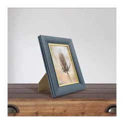 Hot Brio Cadre photo hades bleu doré 10x15 cm Fabriqué en France