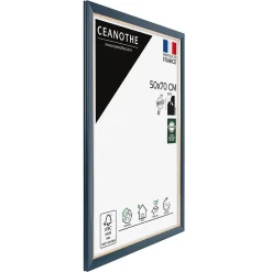 Clearance Brio Cadre photo hades bleu doré 50x70 cm Fabriqué en France