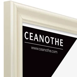 Hot Ceanothe Cadre photo julia blanc doré 30x40 cm Fabriqué en France