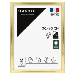 Ceanothe Cadre photo julia doré 30x40 cm Fabriqué en France* Cadre 30 X 40 Cm - A3