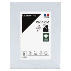 Ceanothe Cadre photo karma blanc 10x15 cm Fabriqué en France* Cadre